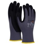 Rękawice DONAU SAFETY Flex, kat. II, rozm. 8, szare (pakiet 12 opakowań)
