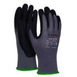 Rękawice DONAU SAFETY Flex-Dotted, kat. II, rozm. 11, szare (pakiet 12 opakowań)