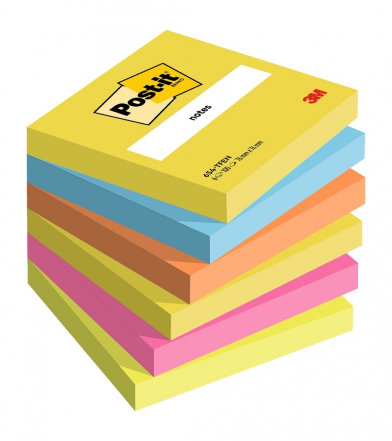 363367-384517-karteczki_samoprzylepne_post_it_energetic_76-800w Karteczki samoprzylepne Post-it®, ENERGETIC, 76x76mm, 6x100 kart. - obrazek 1