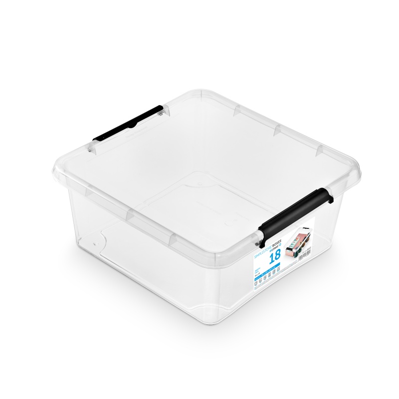 363467-382974-pojemnik_do_przechowywania_moxom_simple_box_-800w-1 Pojemnik do przechowywania MOXOM Simple box, 18l, transparentny - obrazek 1