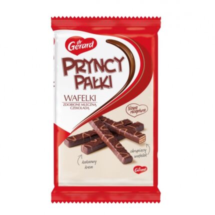 Wafle PRYNCYPAŁKI GERARD, w czekoladzie, 200g (opakowanie 12 szt.)