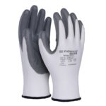 Rękawice DONAU SAFETY Nitrile 01, kat. II, rozm. 10, szare (pakiet 12 opakowań)