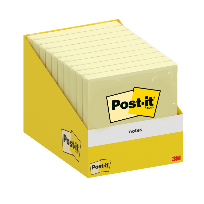 364872-367231-karteczki_samoprzylepne_post_it_76x76mm_1x10-800w Karteczki samoprzylepne POST-IT, 76x76mm, 1x100 kart., kanarkowy żółty - obrazek 1