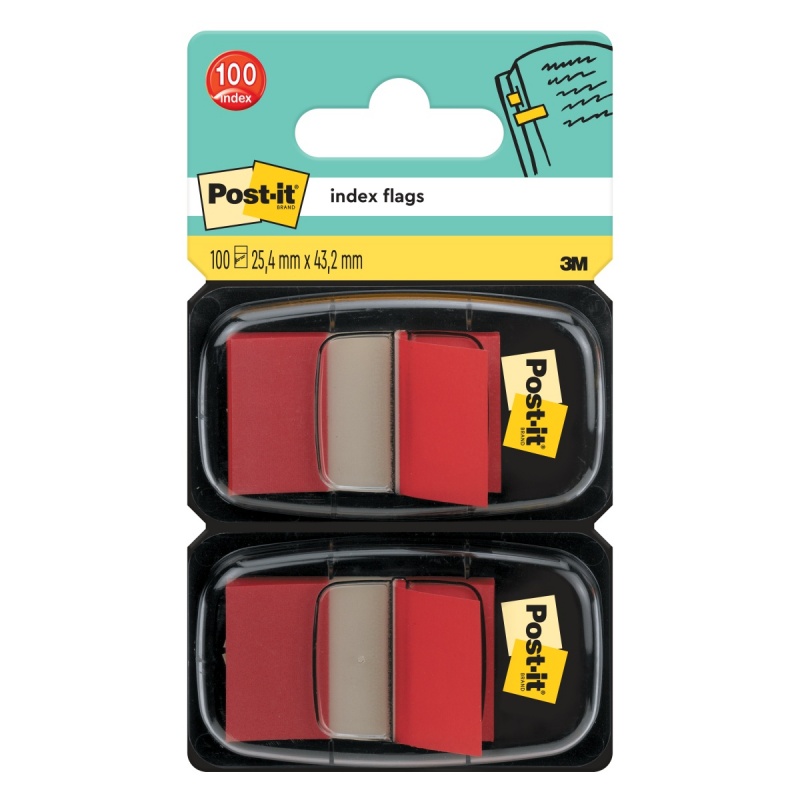 364899-21481-zakladki_indeksujace_post_it_680_r2eu_pp_25_4-800w Zakładki indeksujące POST-IT® (680-R2EU), PP, 25,4x43,2mm, 2x50 kart., czerwone - obrazek 1