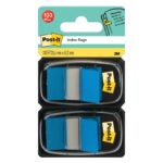 Zakładki indeksujące POST-IT® (680-B2EU), PP, 25,4x43,2mm, 2x50 kart., niebieskie