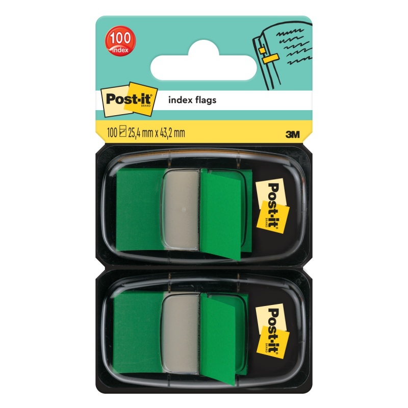 364913-70036-zakladki_indeksujace_post_it_680_g2eu_pp_25_4-800w Zakładki indeksujące POST-IT® (680-G2EU), PP, 25,4x43,2mm, 2x50 kart., zielone - obrazek 1