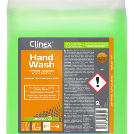 Płyn CLINEX HandWash, do ręcznego mycia naczyń, 5l
