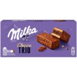 Ciastka MILKA Choco Trio, 150g (opakowanie 12 szt.)