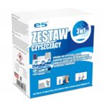 Zestaw czyszczący E5, chusteczki do LCD, sprężone powietrze, płyn ze ściereczką z mikrofibry