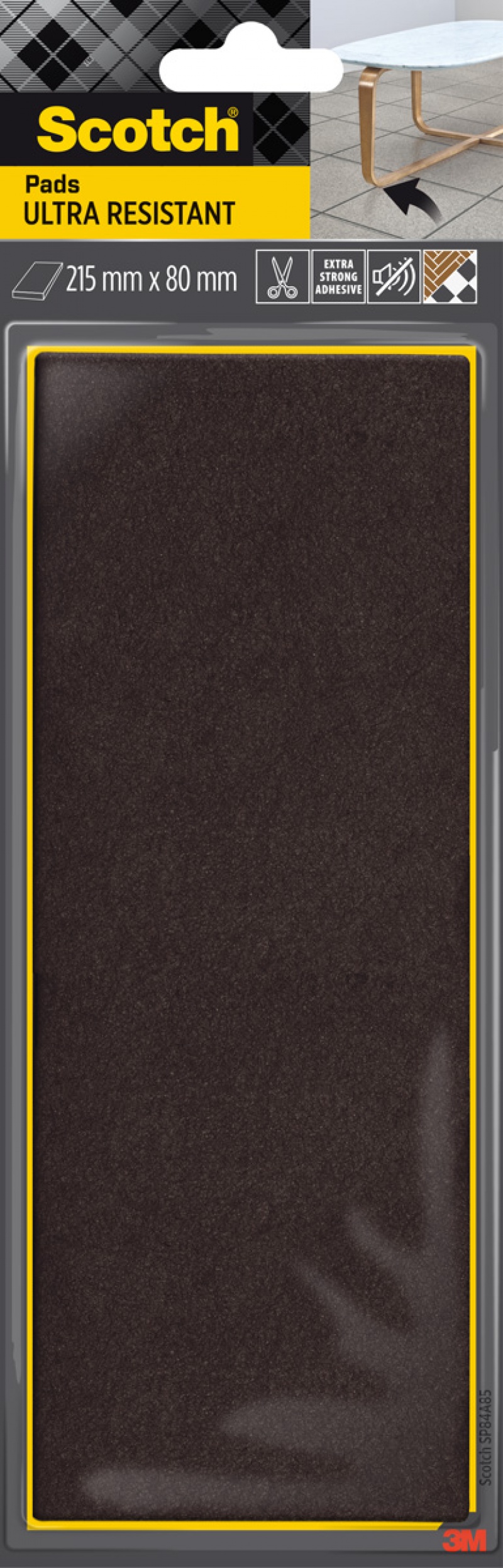 365799-386409-ultra_odporna_podkladka_filcowa_scotch_prost-800w-1 Ultra odporna podkładka filcowa SCOTCH, prostokąt, 215x80mm, 1 szt., czarny - obrazek 1