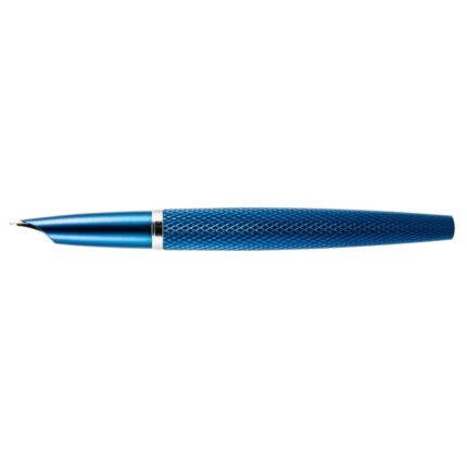 Pióro wieczne DIPLOMAT Viper, guilloche, F, niebieskie