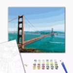 Malowanie po numerach BRUSHME, 40x50 cm, przez most do snu, 1 szt., w pudełku