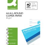 Papier ksero Q-CONNECT All-Round, A4, klasa C, 80gsm, 500 ark. (opakowanie 5 szt.)