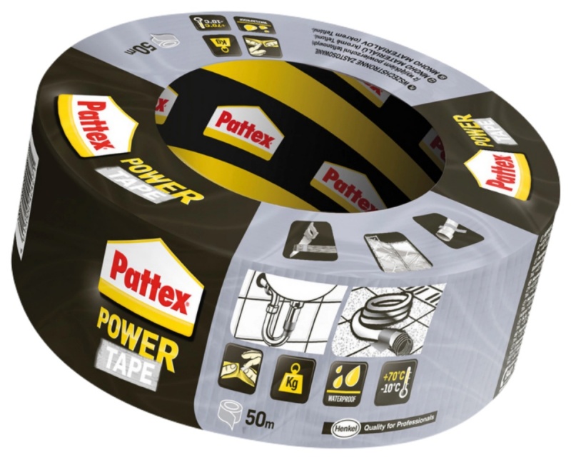 367170-387109-tasma_pattex_power_tape_48mm_x_50m_srebrna-800w Taśma PATTEX POWER TAPE, 48mm x 50m, srebrna - obrazek 1