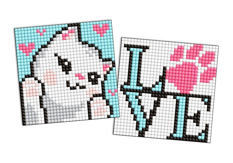 367260-387115-diamentowa_mozaika_na_magnesie_ideyka_9x9_cm-800w Diamentowa mozaika na magnesie IDEYKA, 9x9 cm, kids, uroczy kotek, 2 szt. - obrazek 1
