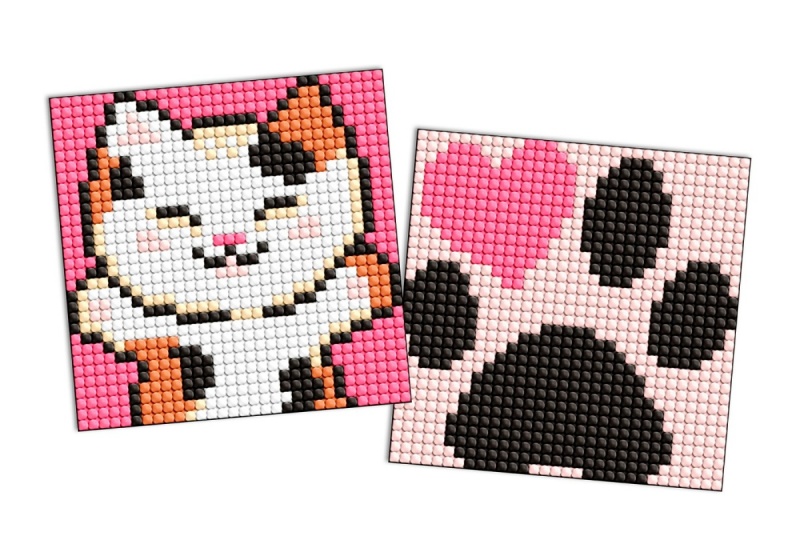 367262-387116-diamentowa_mozaika_na_magnesie_ideyka_9x9_cm-800w Diamentowa mozaika na magnesie IDEYKA, 9x9 cm, kids, puszyste uściski, 2 szt. - obrazek 1