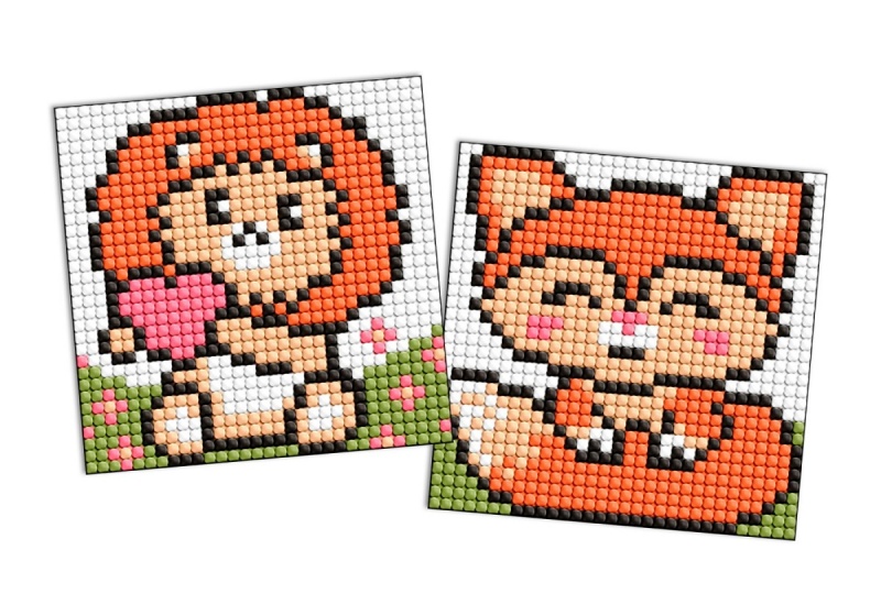 367278-387124-diamentowa_mozaika_na_magnesie_ideyka_9x9_cm-800w Diamentowa mozaika na magnesie IDEYKA, 9x9 cm, kids, czerwone zwierzęta, 2 szt. - obrazek 1