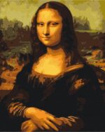 Malowanie po numerach BRUSHME, 40x50 cm, Mona Lisa, 1 szt., w pudełku - obrazek 2