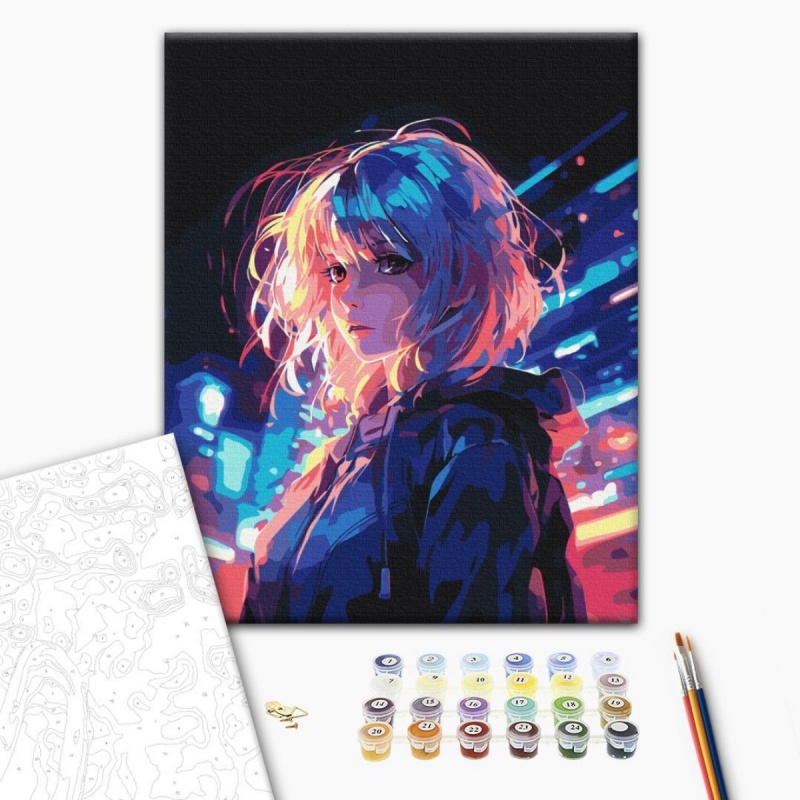 368218-388623-malowanie_po_numerach_brushme_40x50_cm_cyber-800w-1 Malowanie po numerach BRUSHME, 40x50 cm, Cyberpunk, 1 szt., w pudełku - obrazek 1