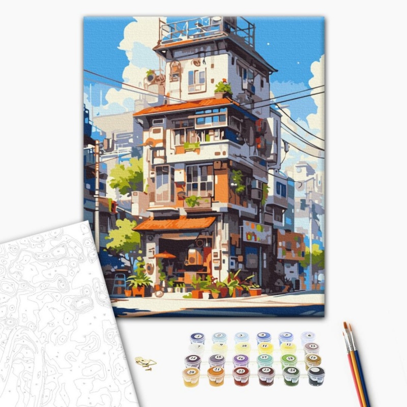 368222-388613-malowanie_po_numerach_brushme_40x50_cm_apart-800w Malowanie po numerach BRUSHME, 40x50 cm, apartamenty w Tokio, 1 szt., w pudełku - obrazek 1