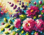Malowanie po numerach BRUSHME, 40x50 cm, kwiaty lata, 1 szt., w pudełku - obrazek 2