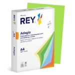 Papier ksero REY ADAGIO, A4, 80gsm, 16 zielony INTENSE *RYADA080X402 R100, 500 ark. (pakiet 5 opakowań)