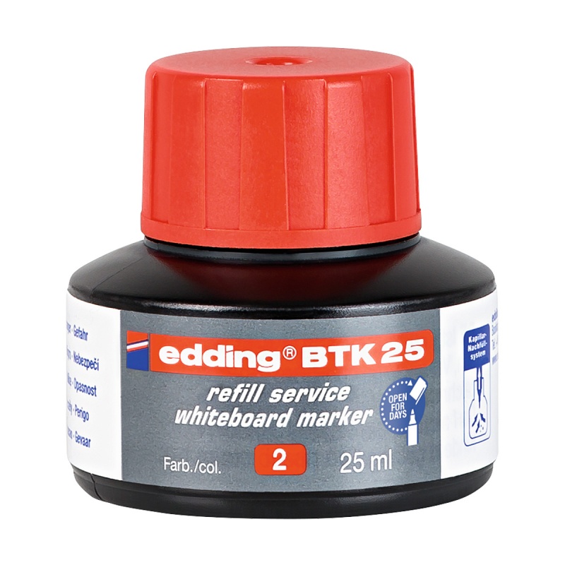 369895-389922-tusz_do_uzupelniania_markerow_do_tablic_such-800w Tusz do uzupełniania markerów do tablic suchościeralnych E-BTK 25 EDDING, czerwony - obrazek 1