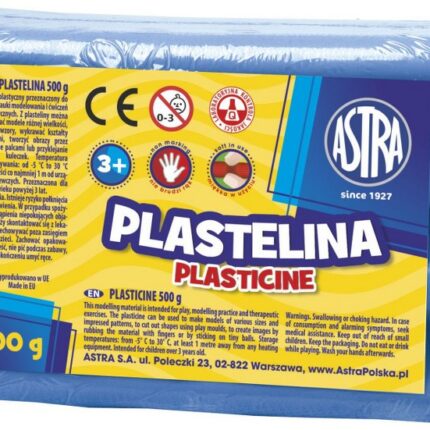Plastelina Astra 500g niebieska