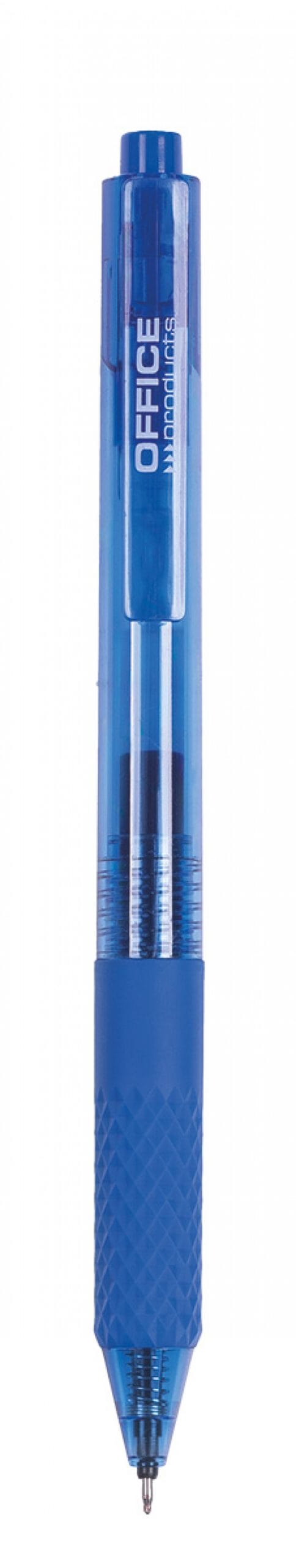 375296-392159-dlugopis_automatyczny_zelowy_office_products-800w-scaled-1 Długopis automatyczny żelowy OFFICE PRODUCTS, gr. linii 0,25mm, dł. linii 1200m, niebieski (opakowanie 12 szt.) - obrazek 1