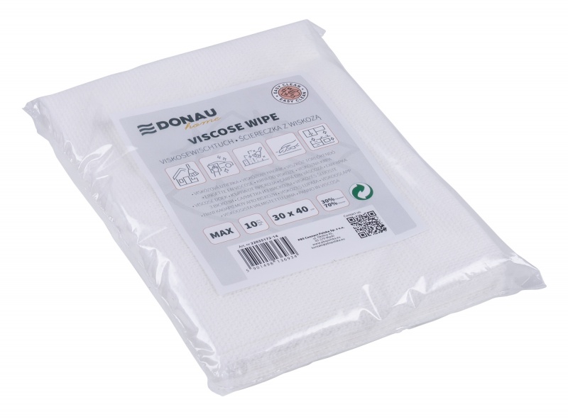 375365-391255-scierka_donau_home_z_wiskoza_70_skladana_max-800w Ścierka DONAU HOME, z wiskozą 70%, składana, max, 30x40cm, 10 szt., biała - obrazek 1