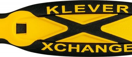 Nóż bezpieczny KLEVER XChange 20, wymienna głowica, żółty (opakowanie 12 szt.)