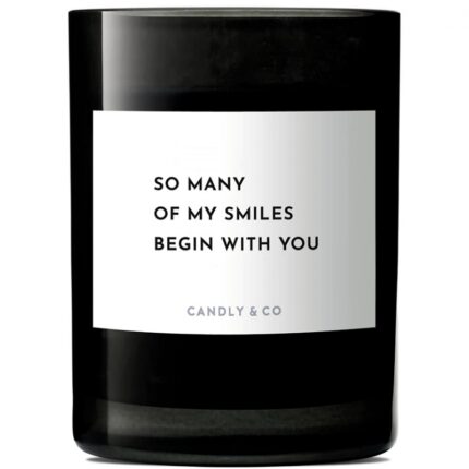 Świeca sojowa w szkle CANDLY&CO, Many Of My Smiles Begin With., zapach No.6, 250g