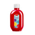 Farba plakatowa KEYROAD, 300ml, butelka, czerwona - obrazek 2
