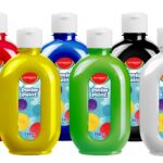 Farba plakatowa KEYROAD, 300ml, butelka, mix kolorów podstawowych