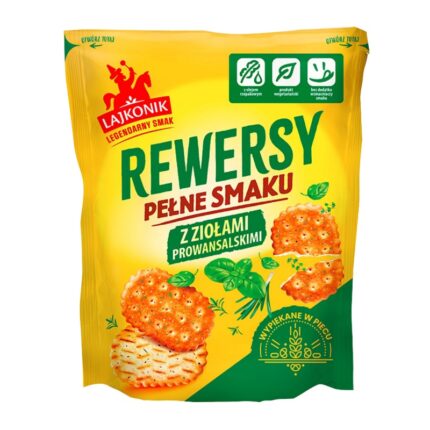 Rewersy LAJKONIK Zioła prowansalskie, 100g (opakowanie 14 szt.)