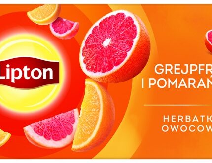 Herbata LIPTON owocowa, grejpfrut i pomarańcza, 20 torebek