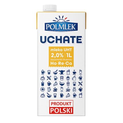 Mleko UHT POLMLEK 2%, 1l, krótki termin ważności (opakowanie 12 szt.)
