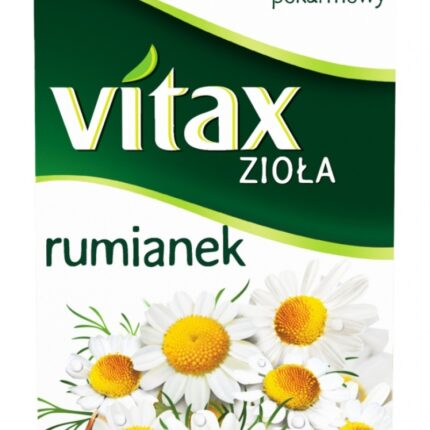 Herbata VITAX, ziołowa, rumianek, 20 torebek
