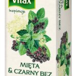 Herbata VITAX Inspiracje, mięta i czarny bez, 20 torebek