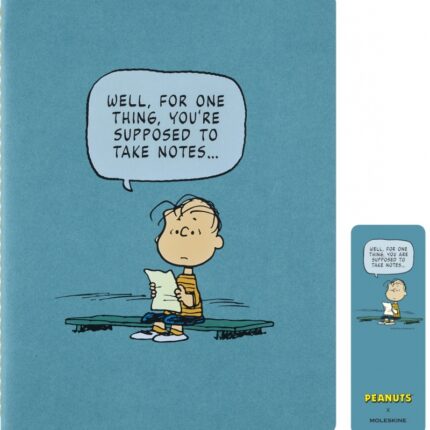 Zeszyt MOLESKINE Peanuts Linus Single Cahier, XL, 19x25cm, w linie, edycja limitowana