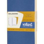 Zestaw 2 zeszytów MOLESKINE Volant, P, 9x14cm, gładki, 80 stron, blue/amber yellow