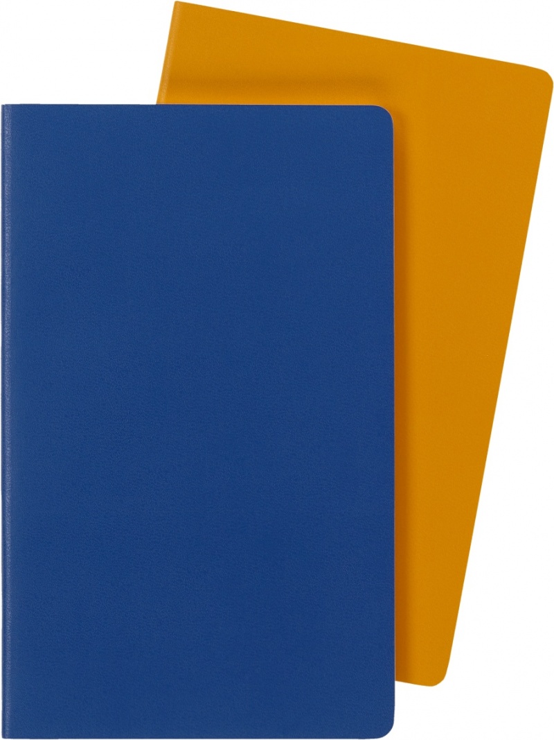 380386-396346-zestaw_2_zeszytow_moleskine_volant_l_13x21cm-800w-1 Zestaw 2 zeszytów MOLESKINE Volant, L, 13x21cm, w linie, 96 stron, blue/amber yellow - obrazek 1