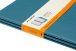 Zestaw 3 zeszytów MOLESKINE Cahier, XL, 19x25cm, w linie, 120 stron, brisk blue - obrazek 5