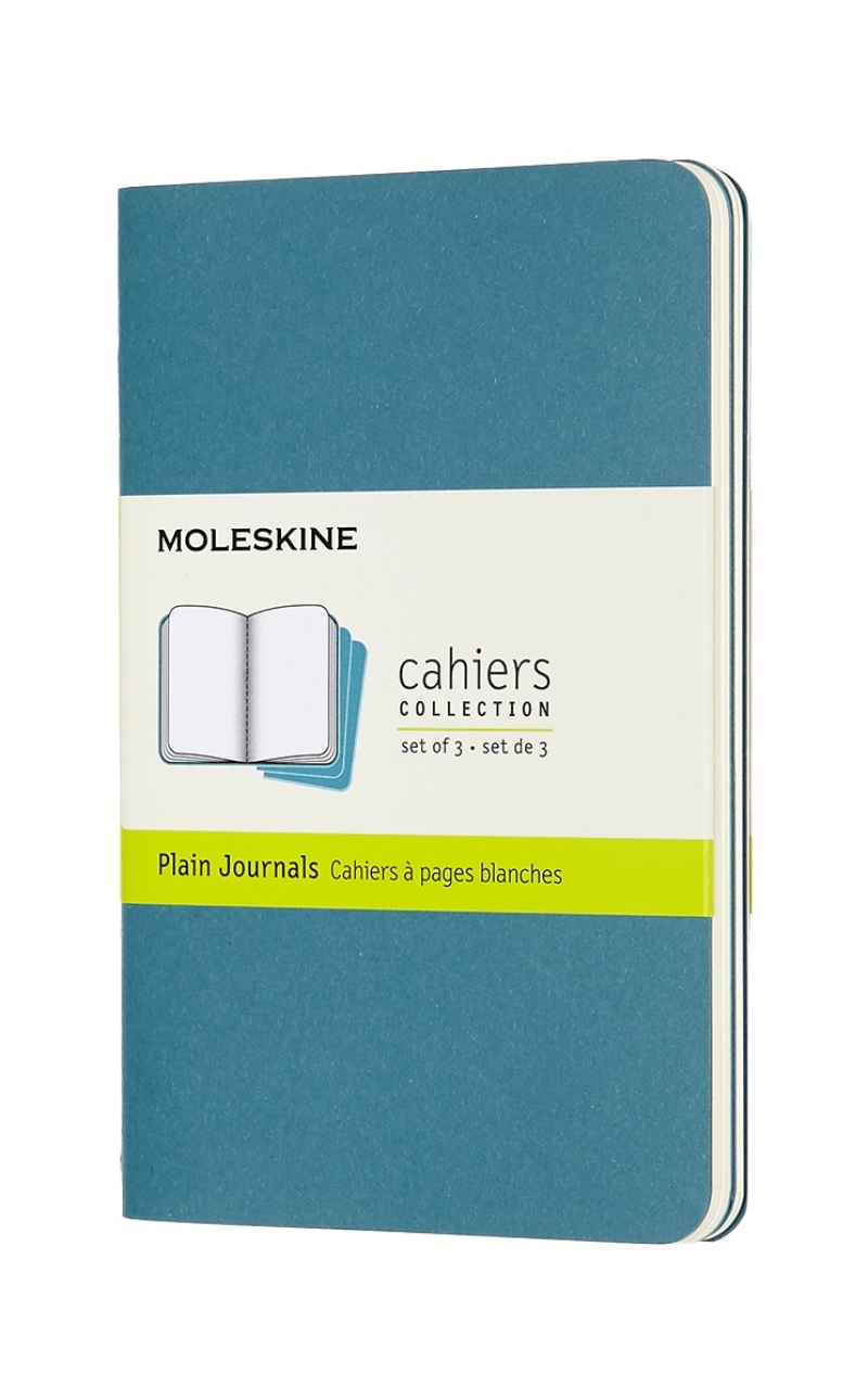 380411-396365-zestaw_3_zeszytow_moleskine_cahier_journals_-800w Zestaw 3 zeszytów MOLESKINE Cahier Journals, P, 9x14cm, gładki, 64 strony, brisk blue - obrazek 1