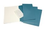 Zestaw 3 zeszytów MOLESKINE Cahier Journals, XL, 19x25cm, gładki, 120 stron, brisk blue - obrazek 4