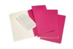Zestaw 3 zeszytów MOLESKINE Cahier, L, 13x21cm, w linie, 80 stron, kinetic pink - obrazek 4
