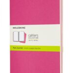 Zestaw 3 zeszytów MOLESKINE Cahier Journals, L, 13x21cm, gładki, 80 stron, kinetic pink