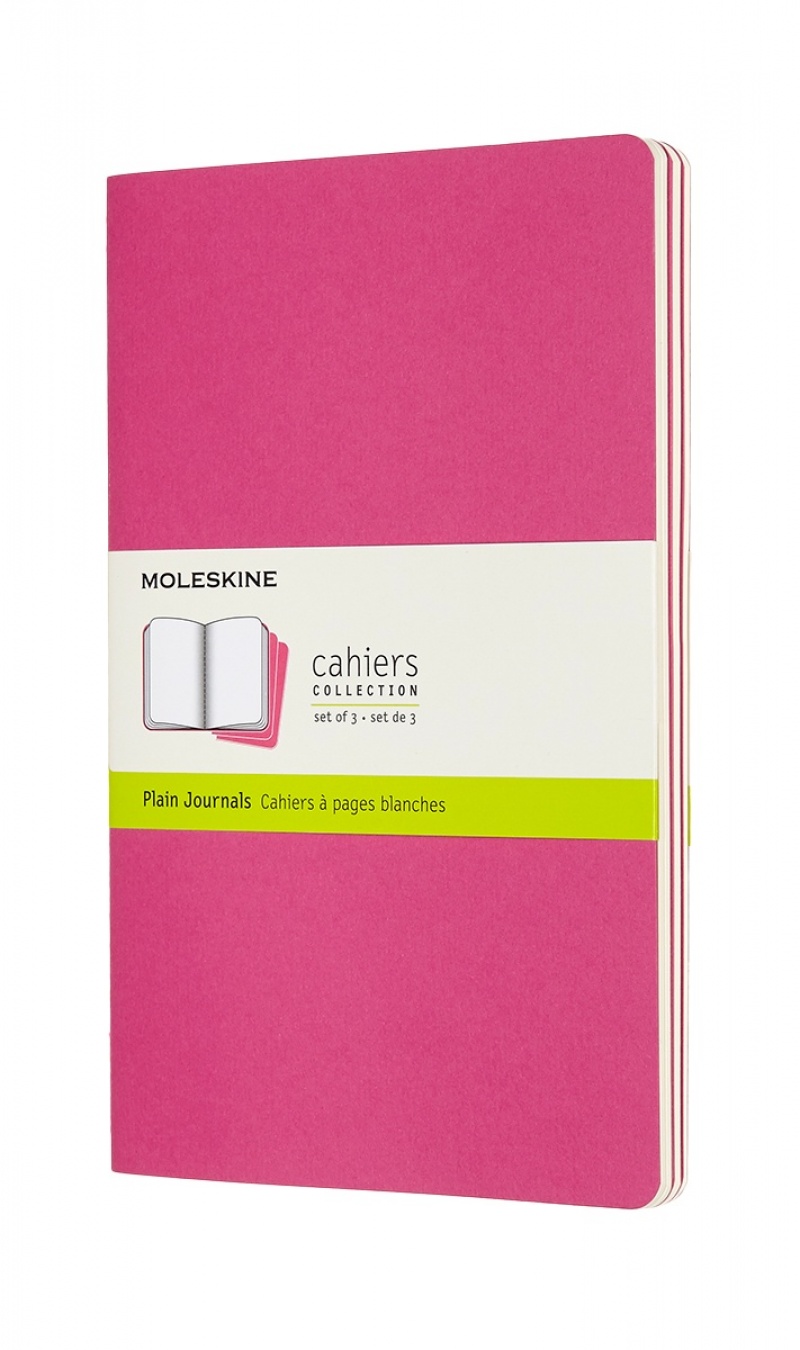 380441-396364-zestaw_3_zeszytow_moleskine_cahier_journals_-800w-1 Zestaw 3 zeszytów MOLESKINE Cahier Journals, L, 13x21cm, gładki, 80 stron, kinetic pink - obrazek 1