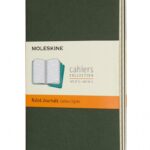 Zestaw 3 zeszytów MOLESKINE Cahier Journals, P, 9x14cm, w linie, 64 strony, myrtle green