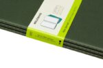 Zestaw 3 zeszytów MOLESKINE Cahier, XL, 19x25cm, gładki, 120 stron, myrtle green - obrazek 5
